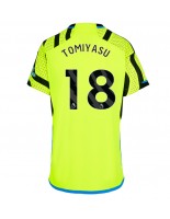 Arsenal Takehiro Tomiyasu #18 Vieraspaita Naisten 2023-24 Lyhythihainen